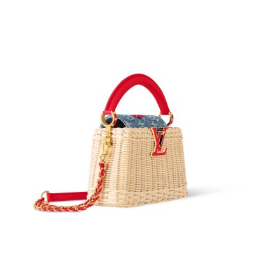 LOUIS VUITTON MURAKAMI LV X TM CAPUCINES MINI M14295 (21*14*8cm)